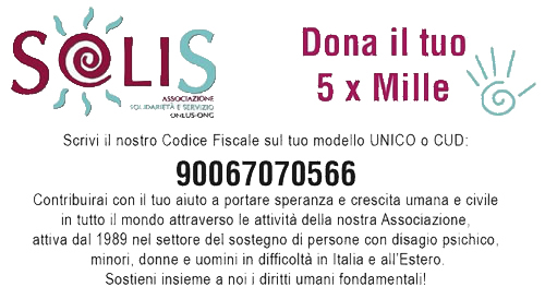 SOLIS - Dona il tuo 5 x Mille